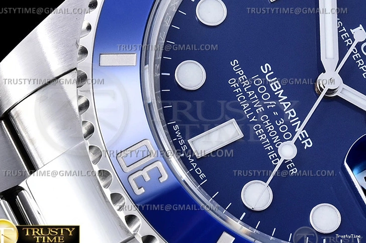 0427 Sporty ROLSUB0338 – Submariner 116619LB 904L SS SS Blue VSF VS 1042